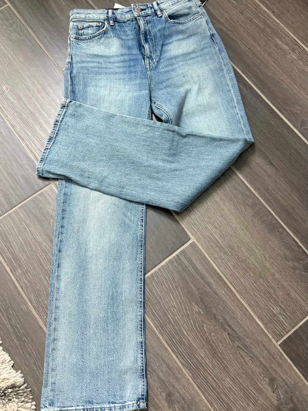 NWT Lauren Ralph Lauren High-Rise Wide-Leg Jeans Size 6